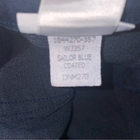 Paige Verdugo Ankle Sailor Blue Coated Jeans Size 28 Mid-Rise Stretch - Picture 7 of 10